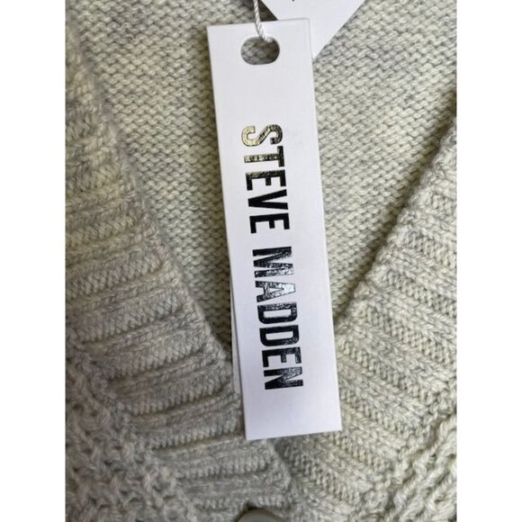 Steve Madden Knit button Cardigan SMALL (899) - Picture 7 of 10
